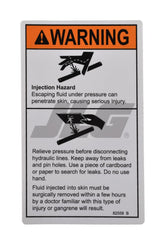 82558 Warn Skin Injection Haz | Genie